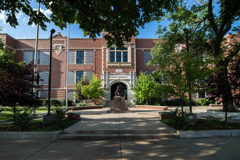 Enid High School Addition — view 1